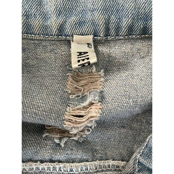 Distressed Denim Jacket 1987 NYC Patches Where Is My Mind - Picture 8 of 10